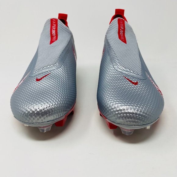 Nike Mens Vapor Edge Pro 360 Gray Pull On Low Top Football Cleats Sneakers 7.5 - Picture 2 of 6
